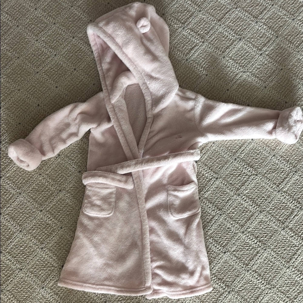 Cozy Pink Kids Bathrobe 3T